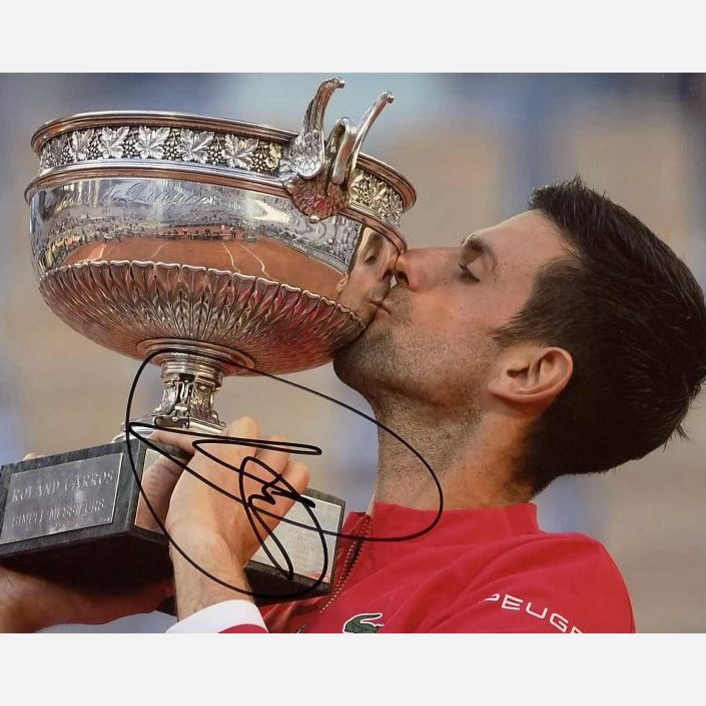 Autograf NOVAK DJOKOVIC Certyfikat ACOA 20x25 cm TENIS