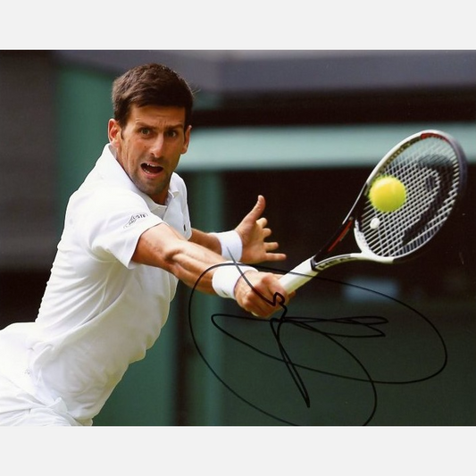 Autograf NOVAK DJOKOVIC Certyfikat ACOA 20x25 cm TENIS