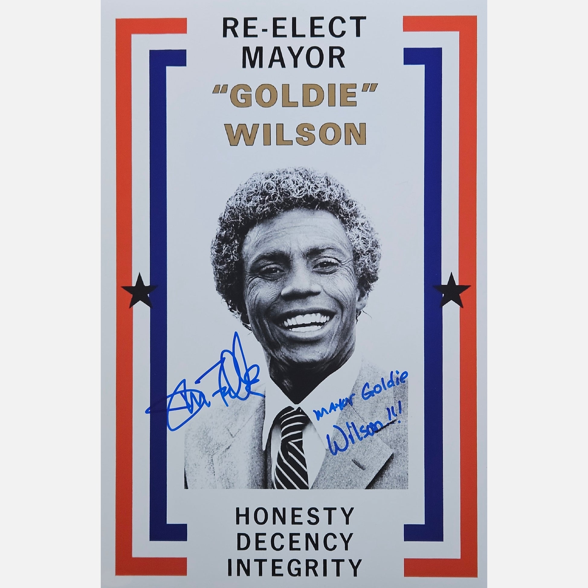 DONALD FULLILOVE autograph ACOA signed 12x18 poster BACK TO THE FUTURE 12x18