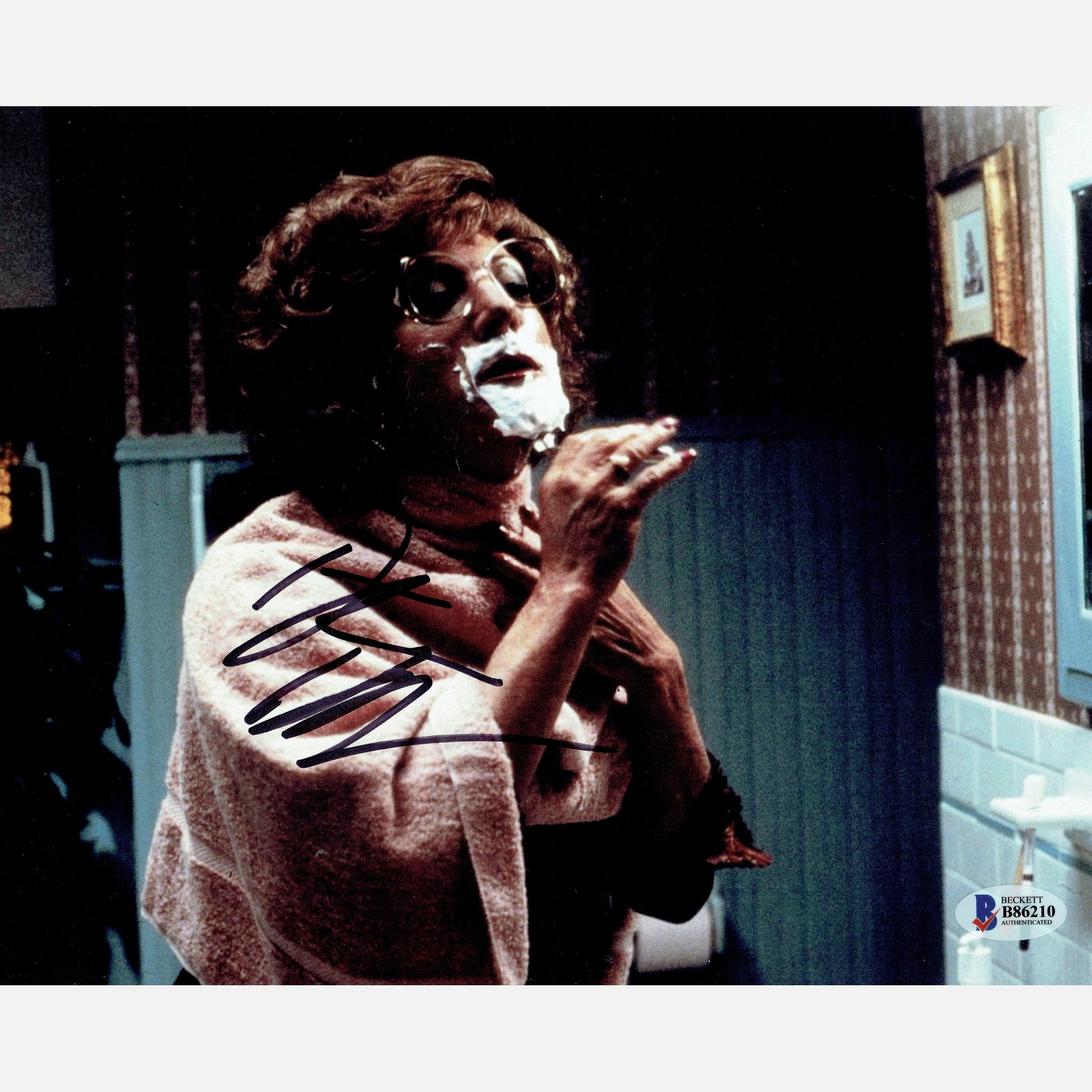 DUSTIN HOFFMAN autograph Beckett signed 8x10 photography Tootsie 8x10
