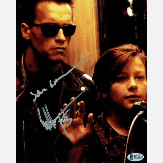 Autograf EDWARD FURLONG Certyfikat BECKETT 20x25 cm TERMINATOR