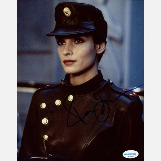 FAMKE JANSSEN autograph ACOA signed 8x10 photography JAMES BOND 007 8x10