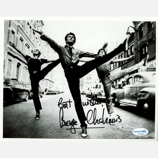 GEORGE CHAKIRIS autograph ACOA signed 8x10 photography West Side Story 8x10