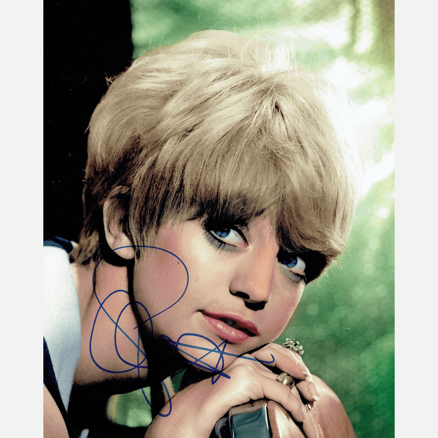 Autograf GOLDIE HAWN Certyfikat ACOA 20x25 cm