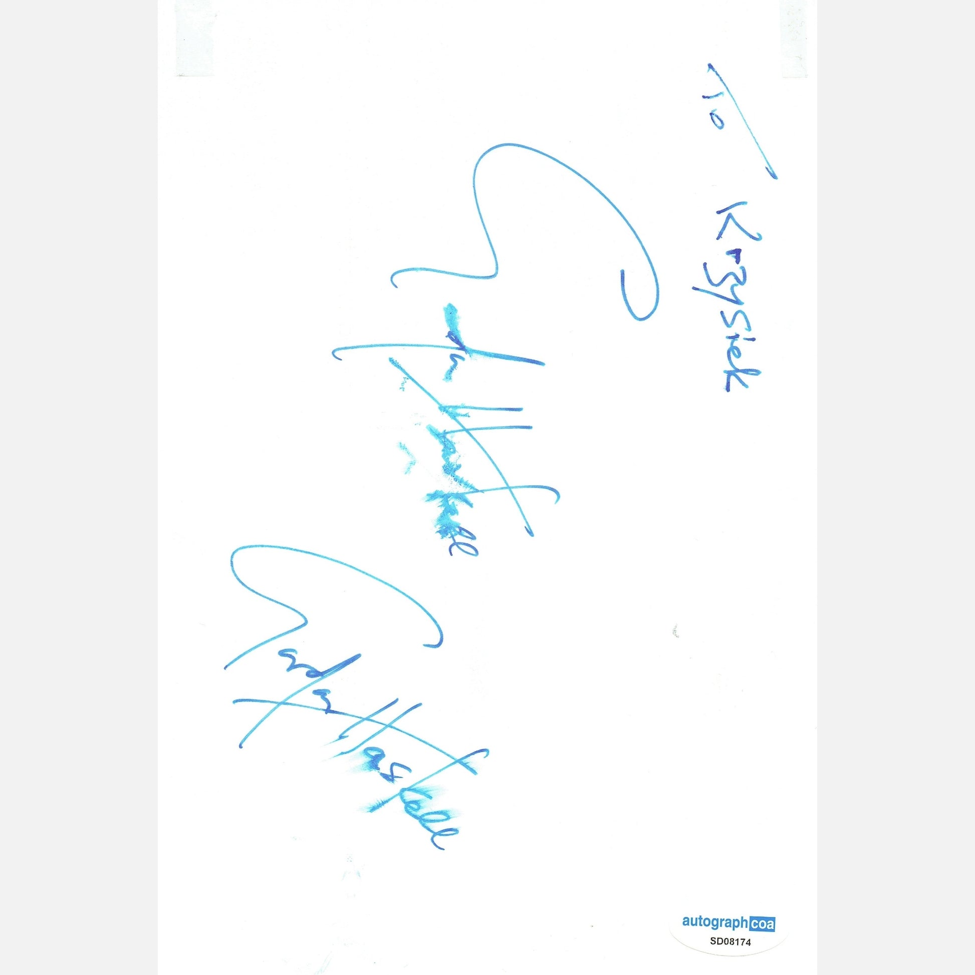 GORDON HASKELL autograph ACOA signed 6x8 photography 6x8