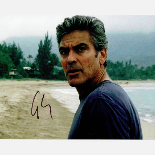 Autograf GEORGE CLOONEY Certyfikat ACOA 20x25 cm