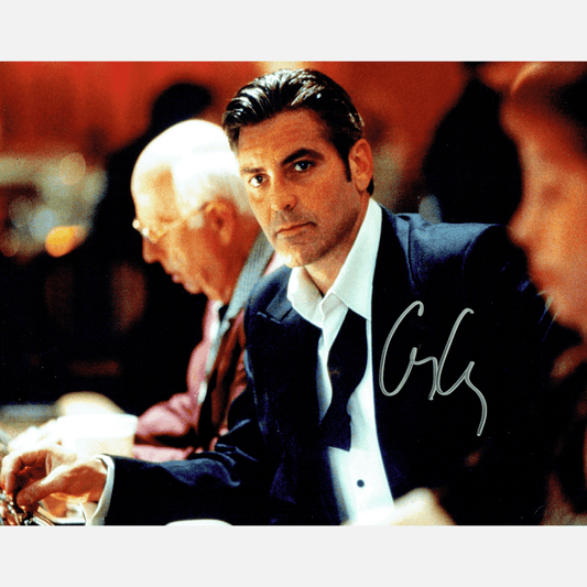 Autograf GEORGE CLOONEY Certyfikat ACOA 20x25 cm