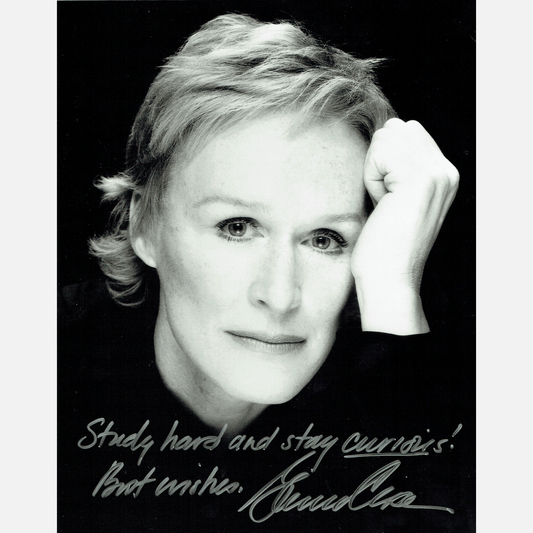 Autograf GLENN CLOSE Certyfikat ACOA 20x25 cm