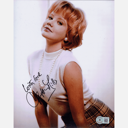 HAYLEY MILLS autograph BECKETT signed 8x10 photography 8x10