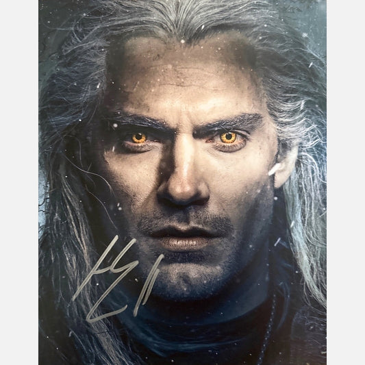 HENRY CAVILL autograph ACOA signed 8x10 photography THE WITCHER 8x10