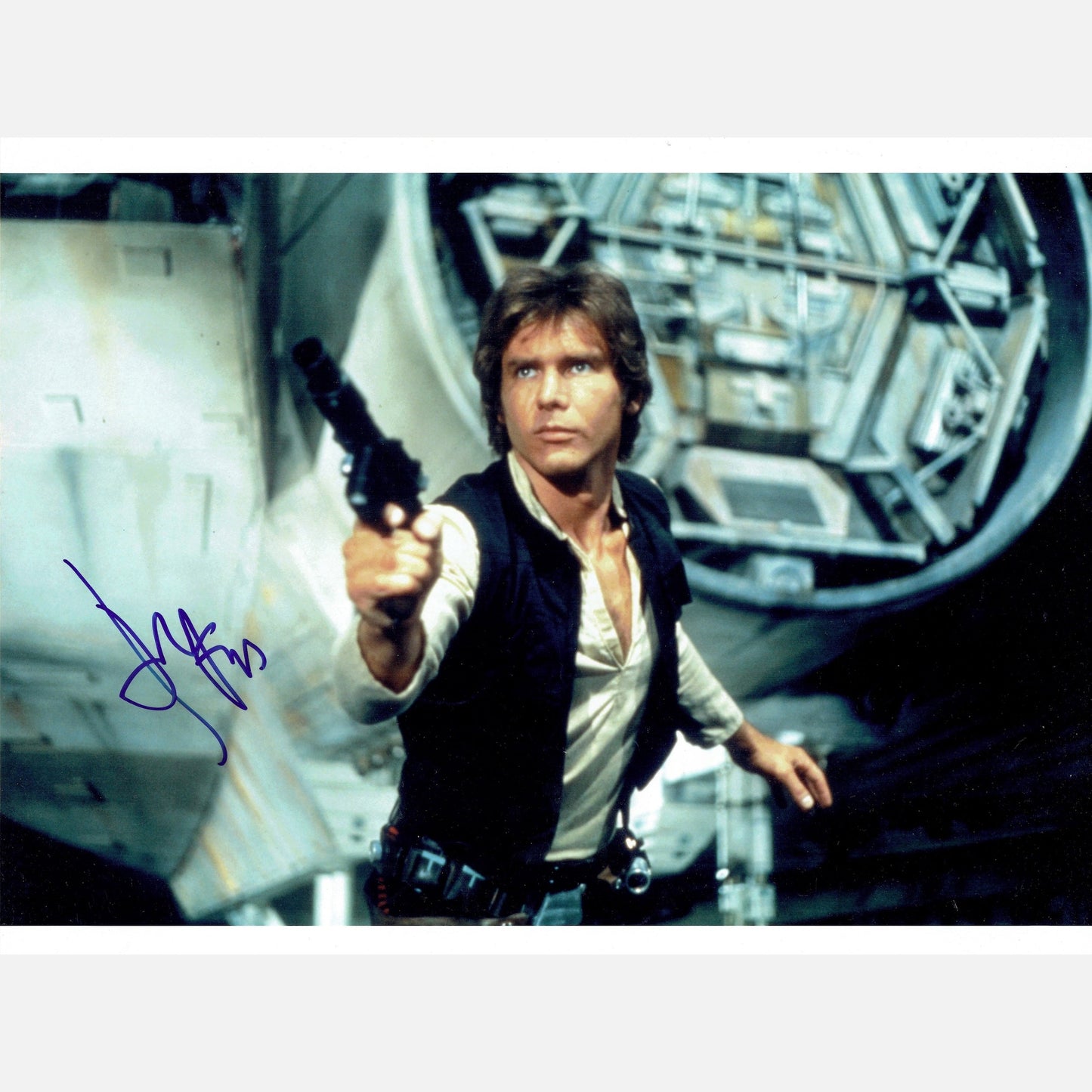 Autograf HARRISON FORD Certyfikaty BECKETT LOA i ACOA 28x35 cm GWIEZDNE WOJNY