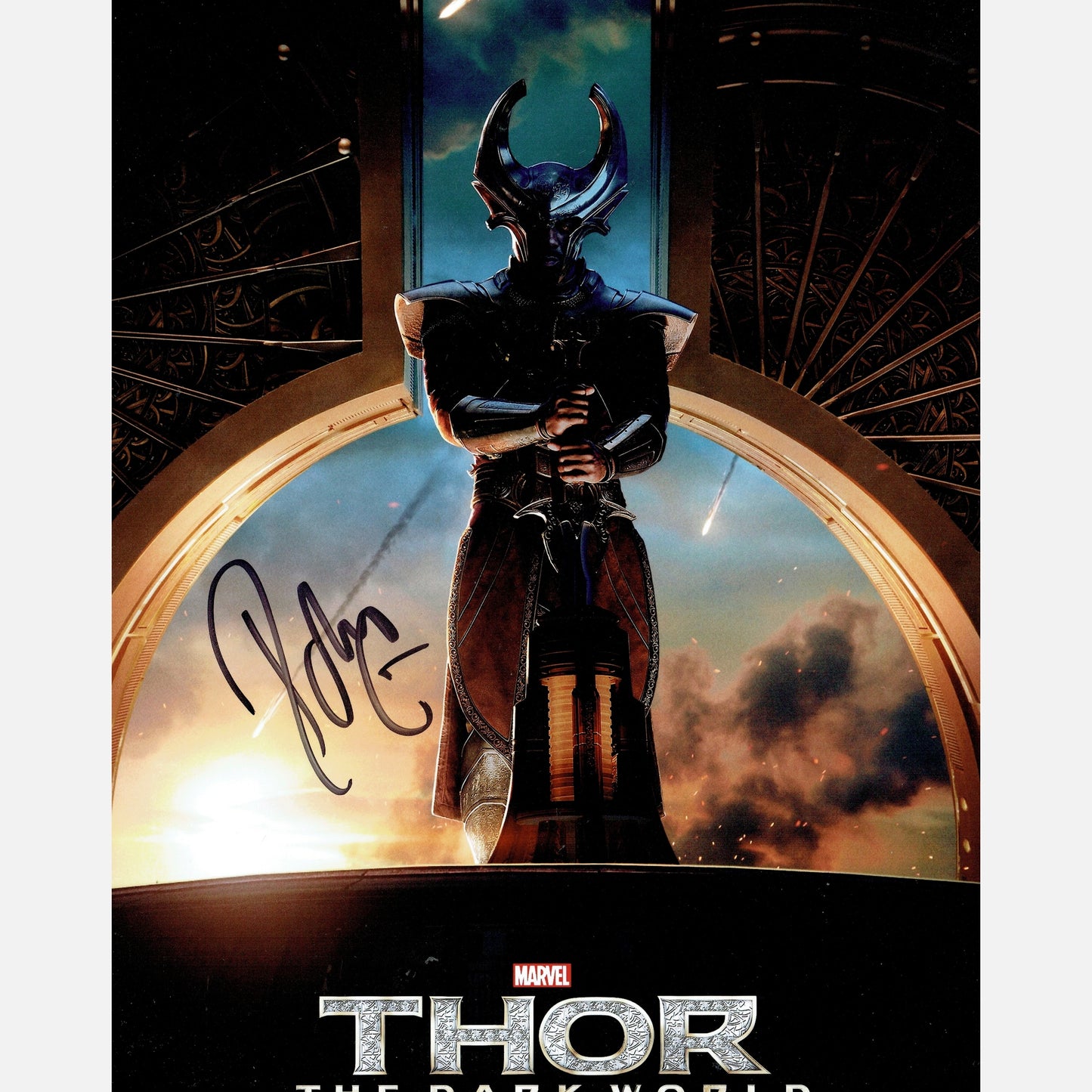 Autograf IDRIS ELBA Certyfikat ACOA 20x25 cm THOR