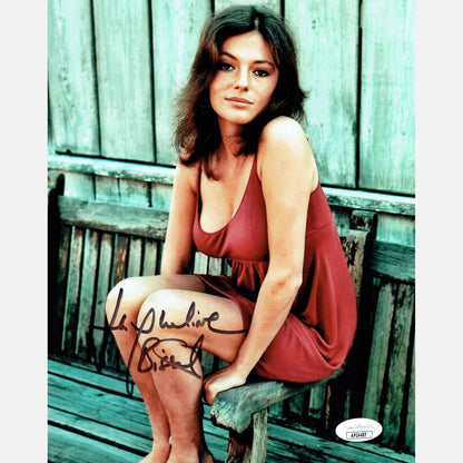 JACQUELINE BISSET autograph JSA signed 8x10 photography BULLITT 8x10