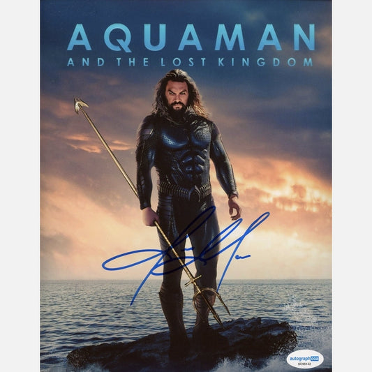 JASON MAMOA autograph ACOA signed 8x10 photography AQUAMAN 8x10