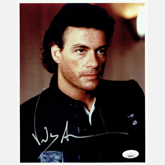 JEAN-CLAUDE VAN DAMME autograph JSA signed 8x10 photography 8x10