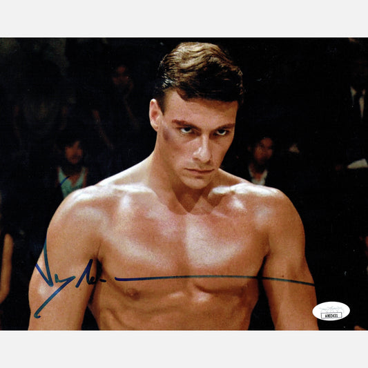 JEAN-CLAUDE VAN DAMME autograph JSA signed 8x10 photography 8x10