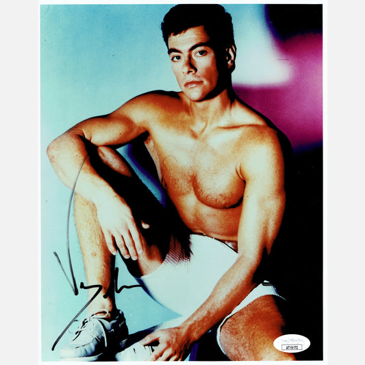 JEAN-CLAUDE VAN DAMME autograph JSA signed 8x10 photography 8x10
