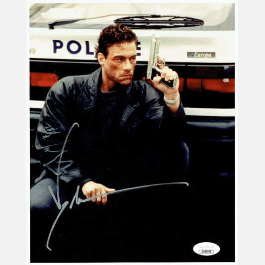JEAN-CLAUDE VAN DAMME autograph JSA signed 8x10 photography 8x10