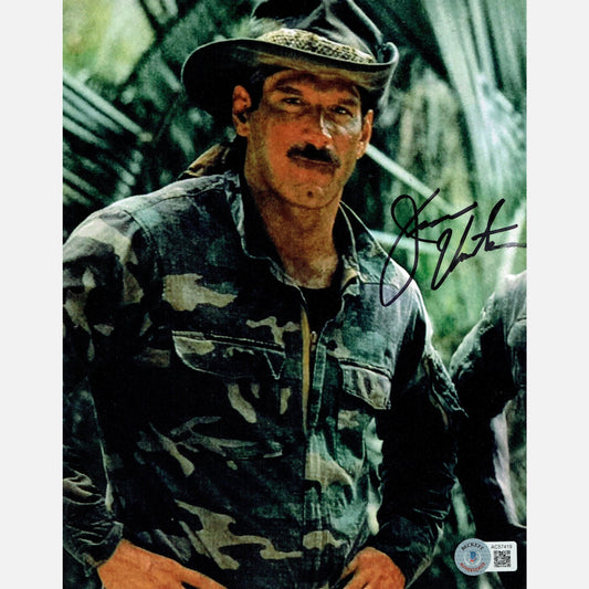 JESSE VENTURA autograph BECKETT signed 8x10 photography PREDATOR 8x10