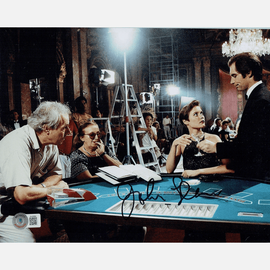JOHN GLEN autograph BECKETT signed 8x10 photography JAMES BOND 007 8x10