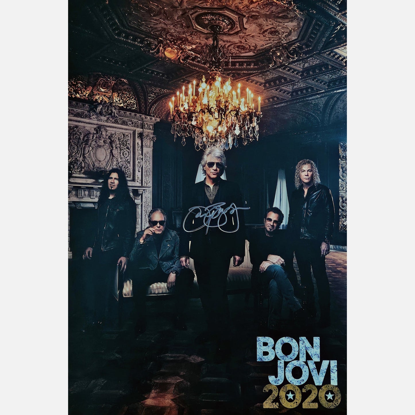 Autograf JON BON JOVI Certyfikat ACOA Plakat 32x48 cm