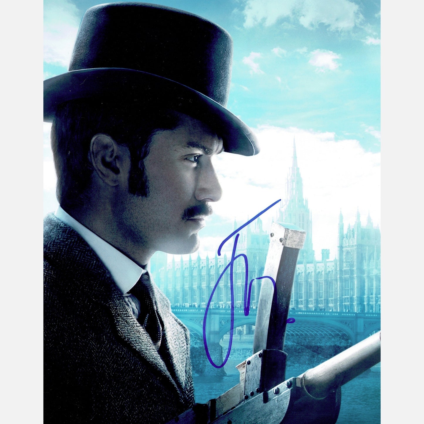 Autograf JUDE LAW Certyfikat ACOA 20x25 cm SHERLOCK HOLMES