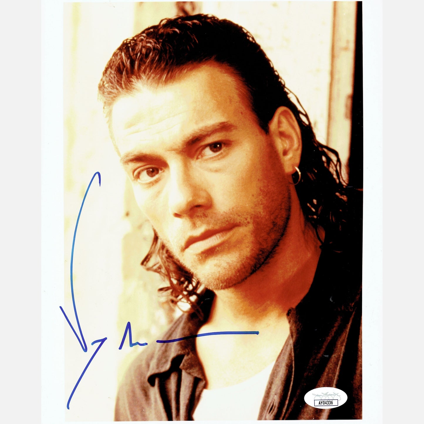 Autograf JEAN-CLAUDE VAN DAMME Certyfikat JSA 20x25 cm