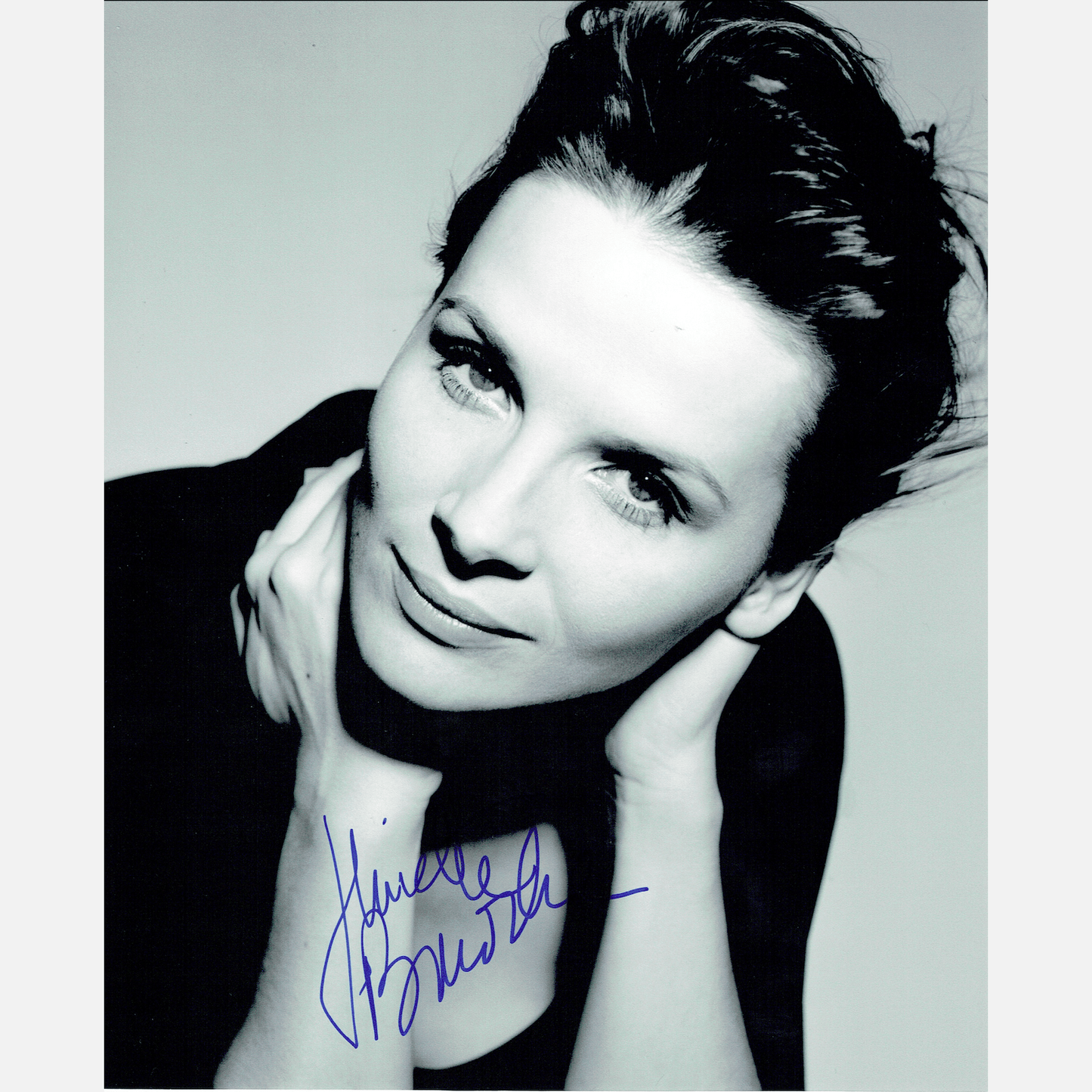 Autograf JULIETTE BINOCHE Certyfikat ACOA 20x25 cm