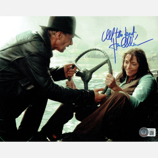 KAREN ALLEN autograph BECKETT signed 8x10 photography INDIANA JONES 8x10