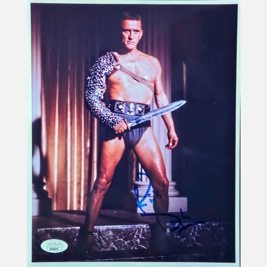 KIRK DOUGLAS autograph JSA signed 8x10 photography SPARTACUS 8x10