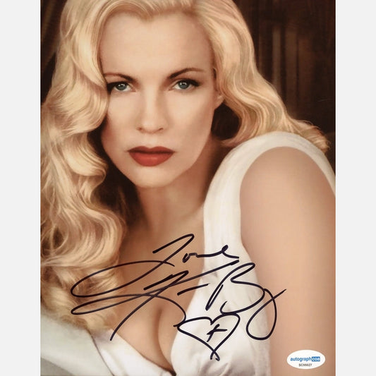 Autograf KIM BASINGER Certyfikat ACOA 20x25 cm