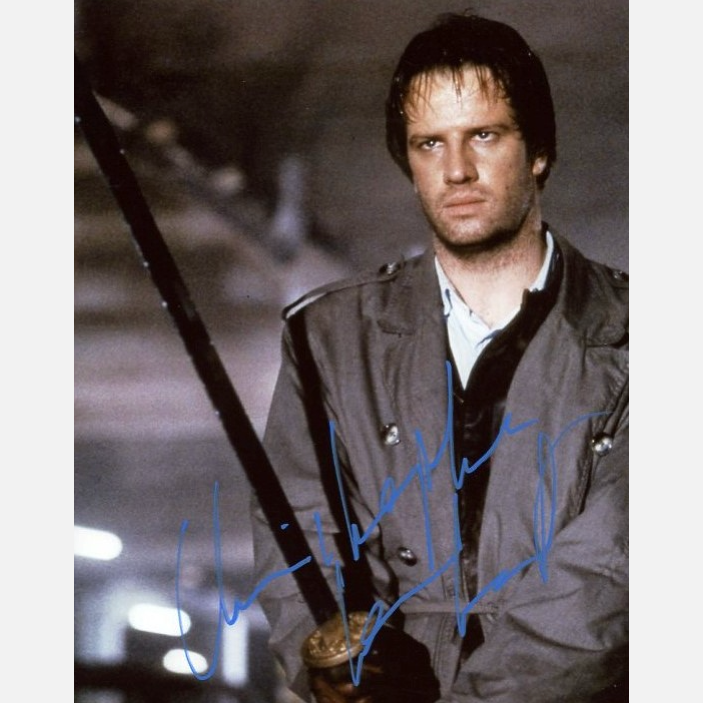 Autograf CHRISTOPHER LAMBERT Certyfikat ACOA 20x25 cm Highlander