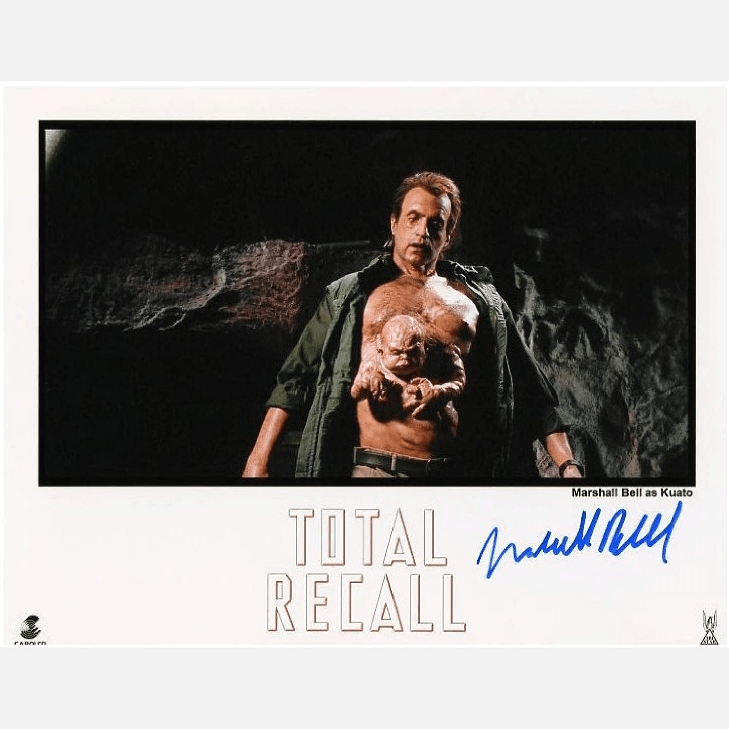 MARSHALL BELL autograph ACOA signed 8x10 photography Total Recall 8x10