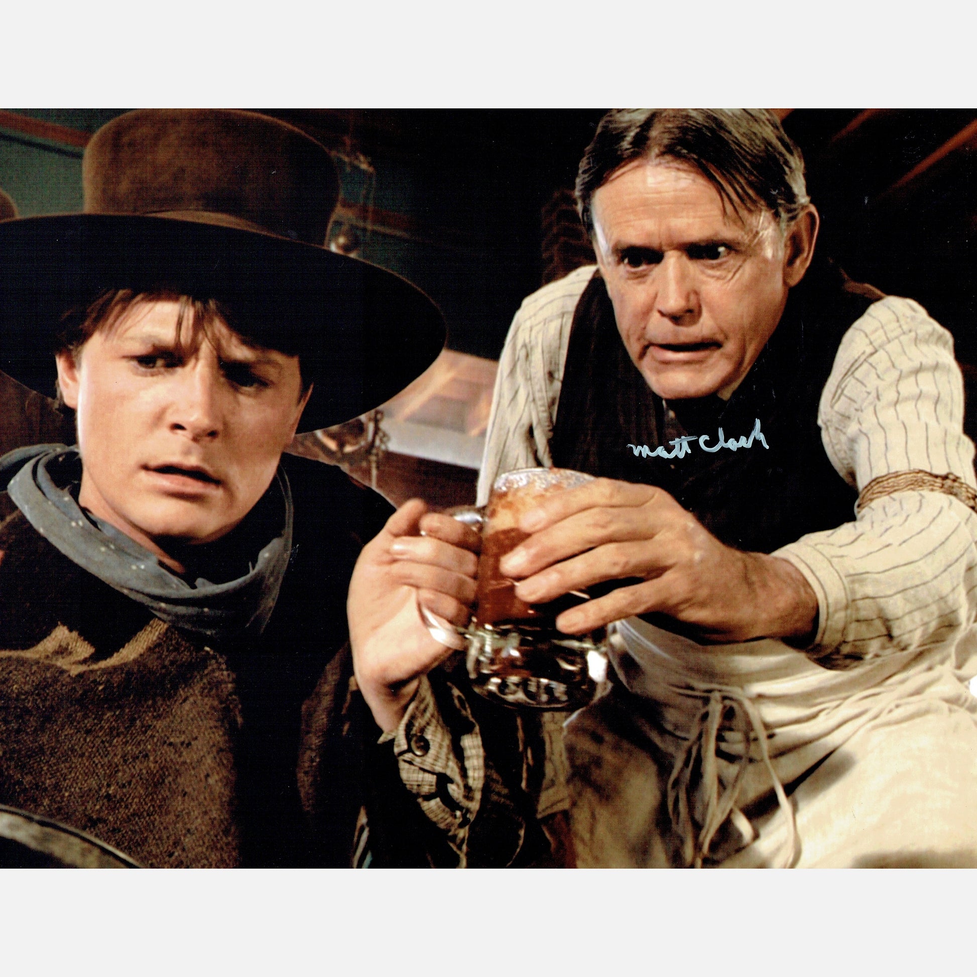 MATT CLARK autograph ACOA signed 11x14 photography Back to the Future 11X14