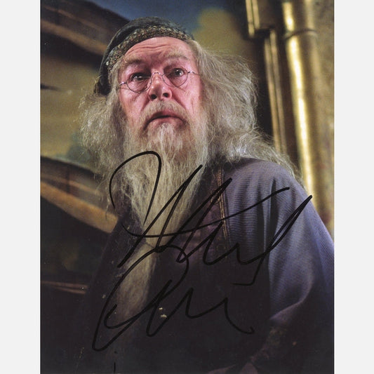 MICHAEL GAMBON autograph ACOA signed 8x10 photography HARRY POTTER 8x10