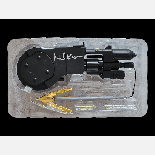 MICHAEL KEATON autograph ACOA signed Batman Grapnel Launcher Replica Memorabilia