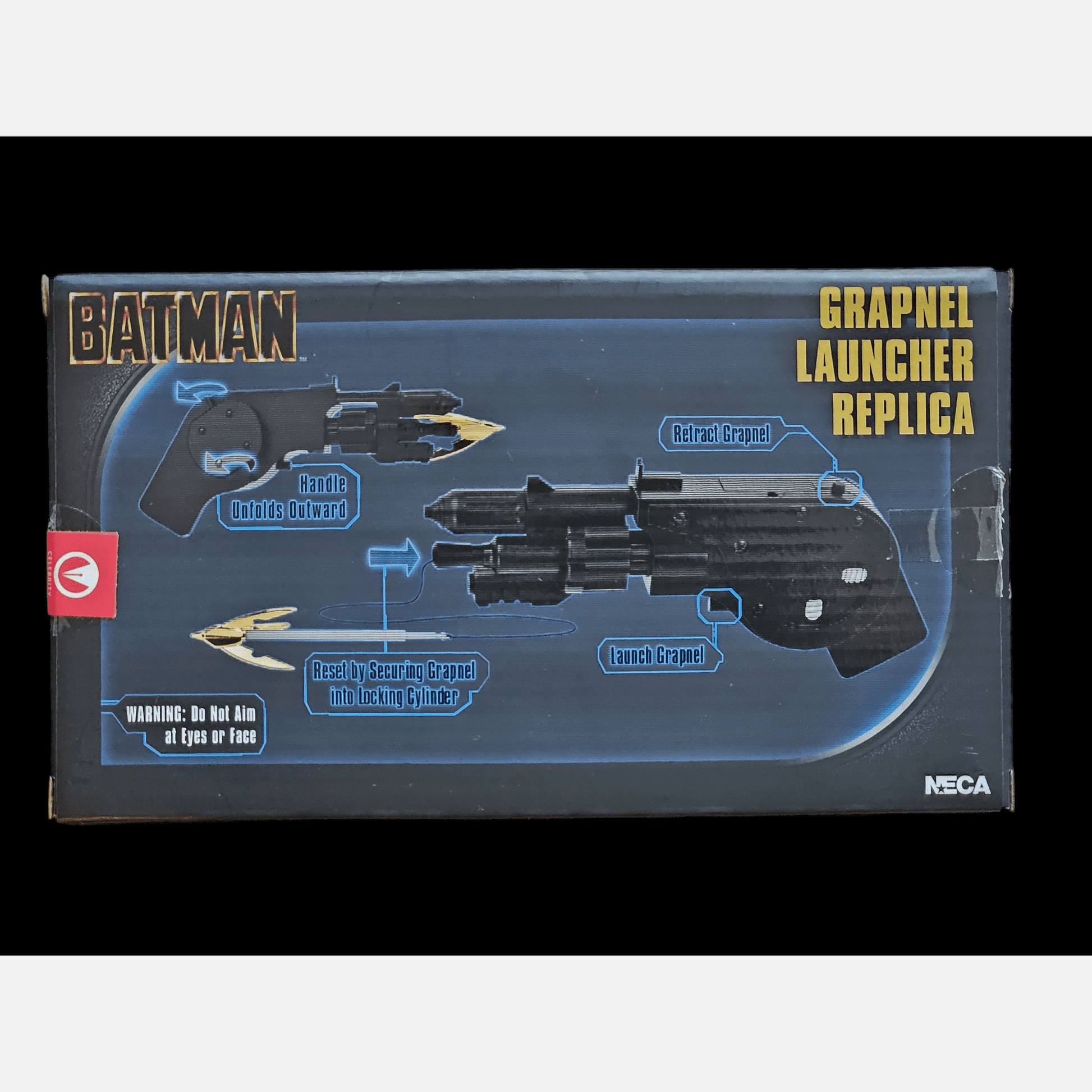 MICHAEL KEATON autograph ACOA signed Batman Grapnel Launcher Replica Memorabilia