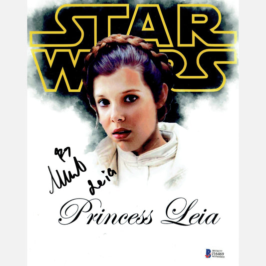 MILLIE BOBBY BROWN autograph BECKETT signed 8x10 photography 8x10