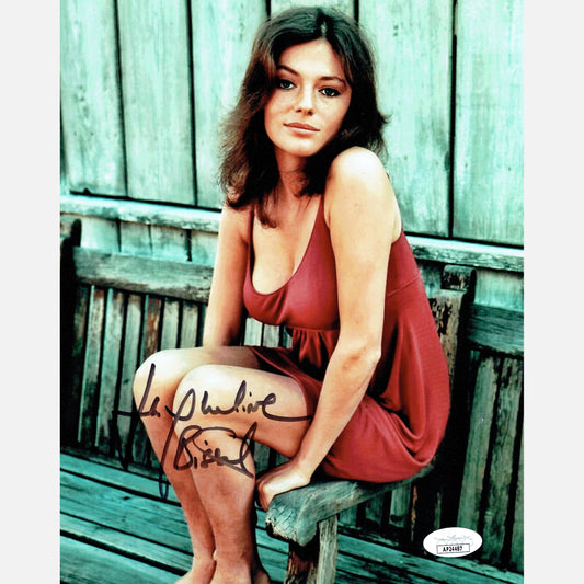 Autograf JACQUELINE BISSET Certyfikat JSA 20x25 cm BULLITT