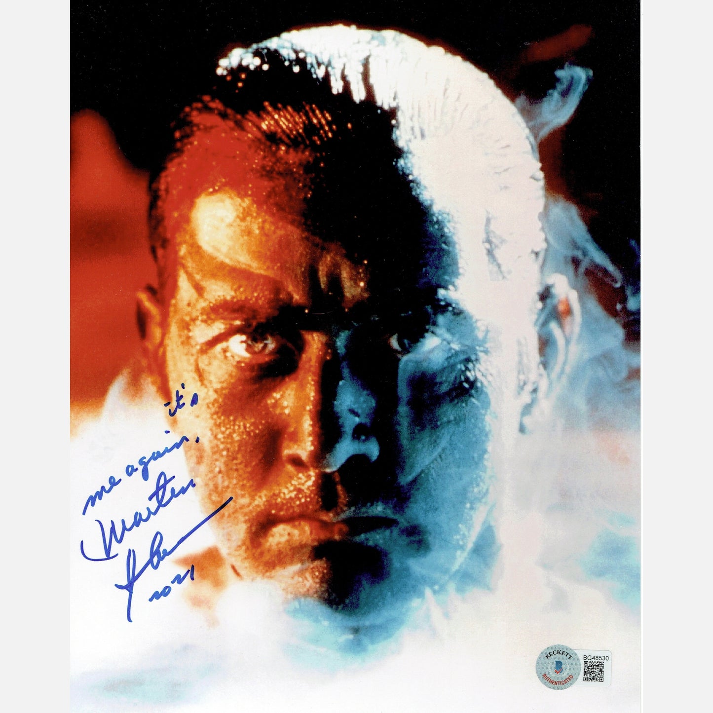 Autograf MARTIN SHEEN Certyfikat BECKETT 20x25 cm CZAS APOKALIPSY