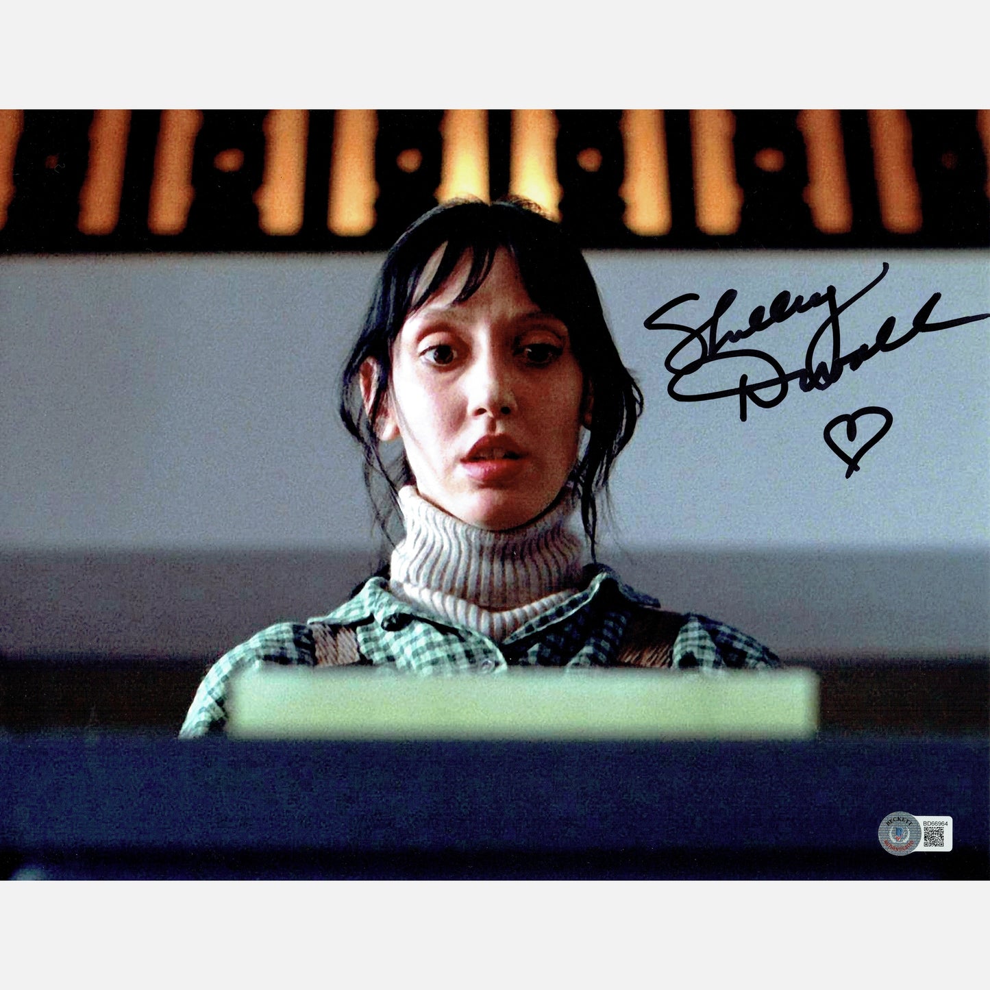 Autograf SHELLEY DUVALL Certyfikat Beckett 28x43 cm LŚNIENIE