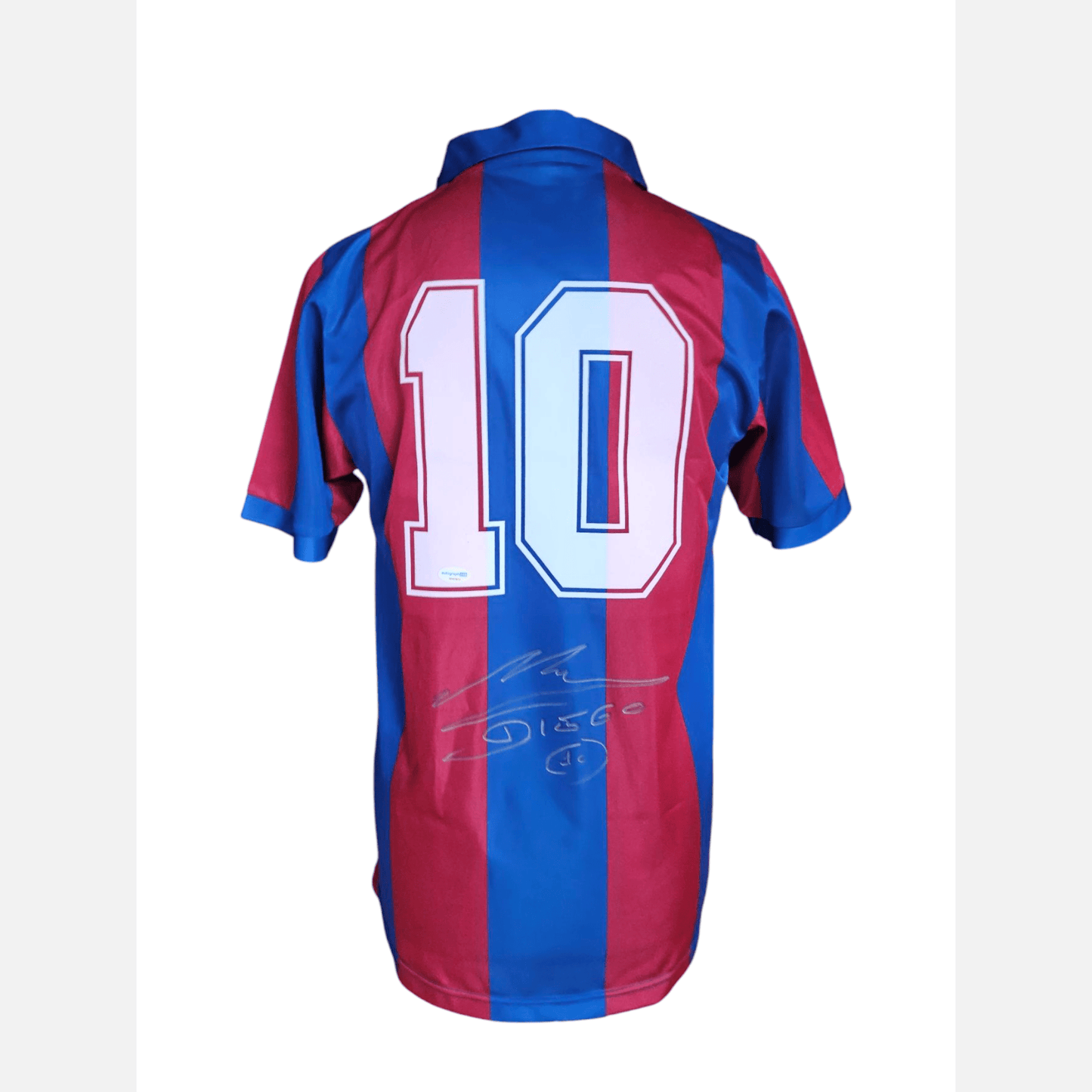 Autograf MARADONA na koszulce piłkarskiej Certyfikat ACOA FC Barcelona