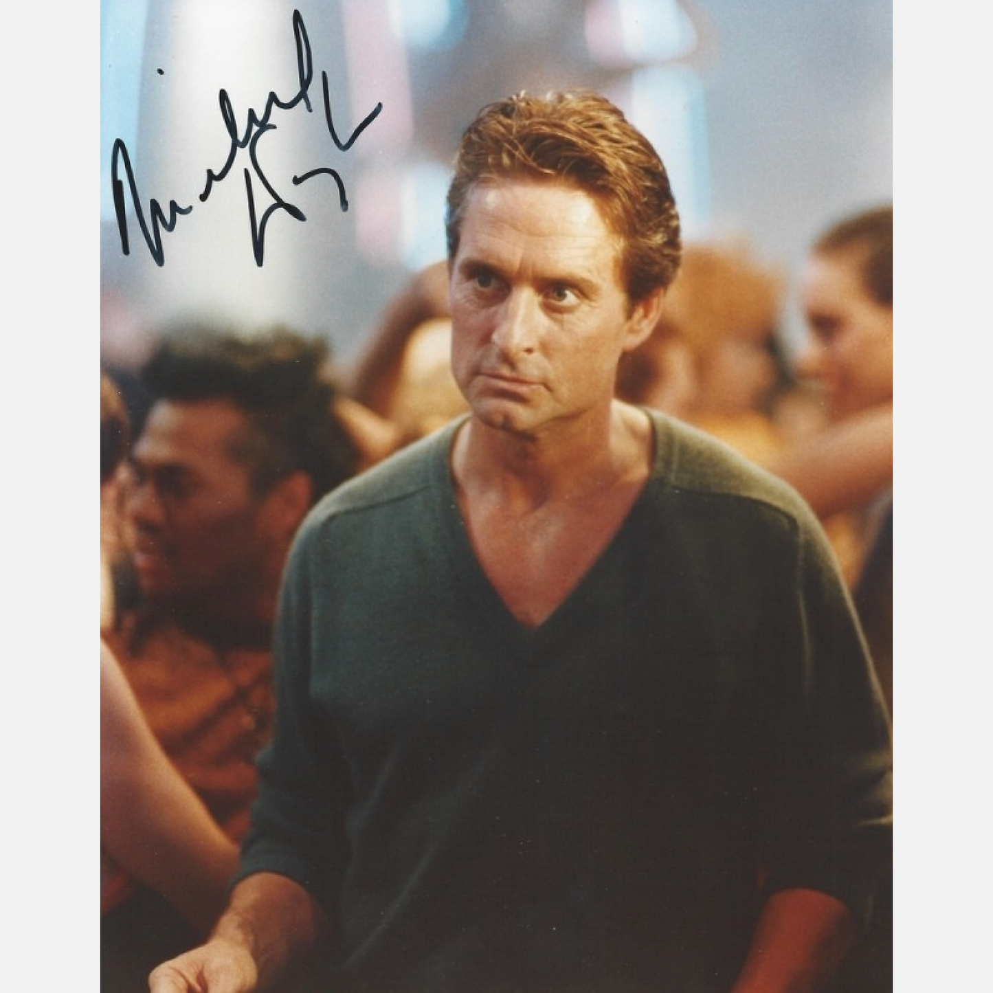 Autograf MICHAEL DOUGLAS Certyfikat ACOA 20x25 cm BASIC INSTINCT