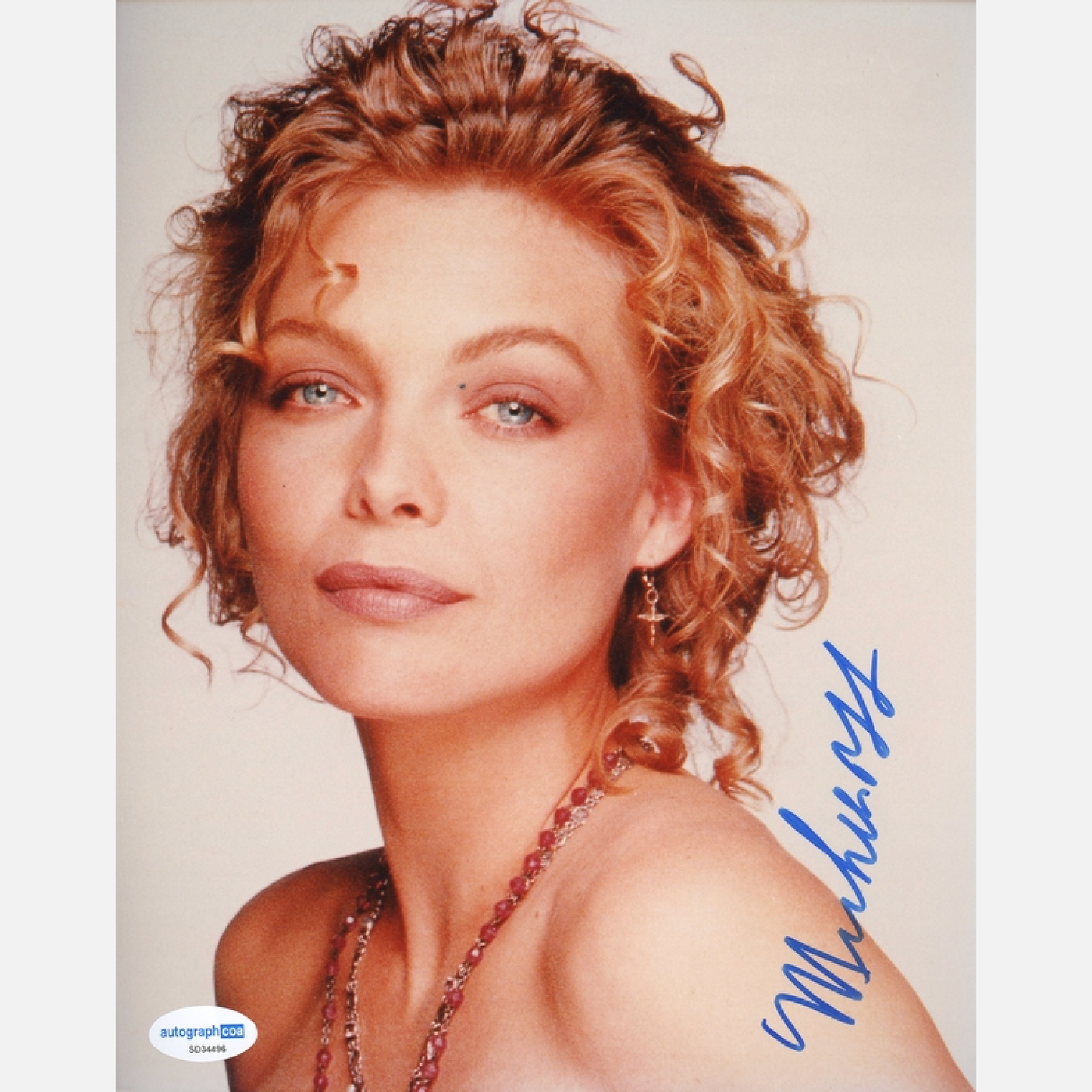 Autograf MICHELLE PFEIFFER Certyfikat ACOA 20x25 cm