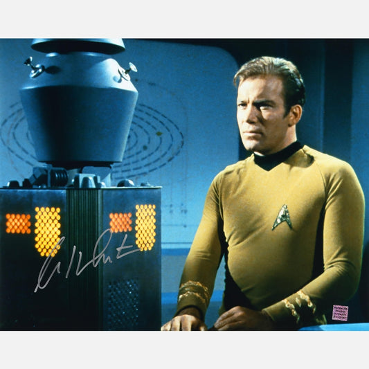 Autograf WILLIAM SHATNER Certyfikat Playball Ink 40x50 cm STAR TREK