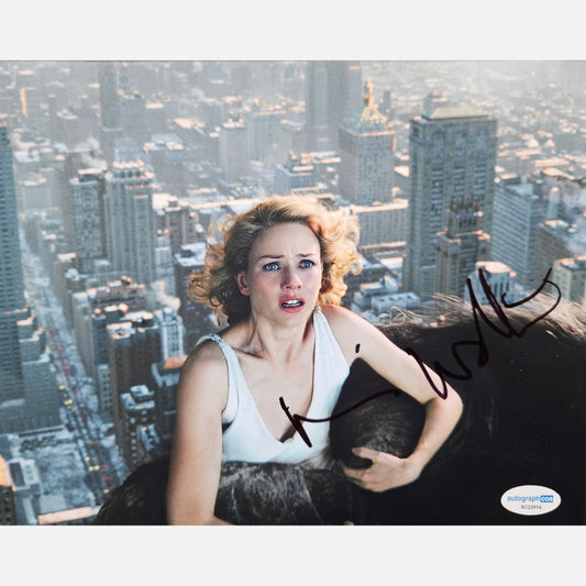 NAOMI WATTS autograph ACOA signed 8x10 photography KING KONG 8x10