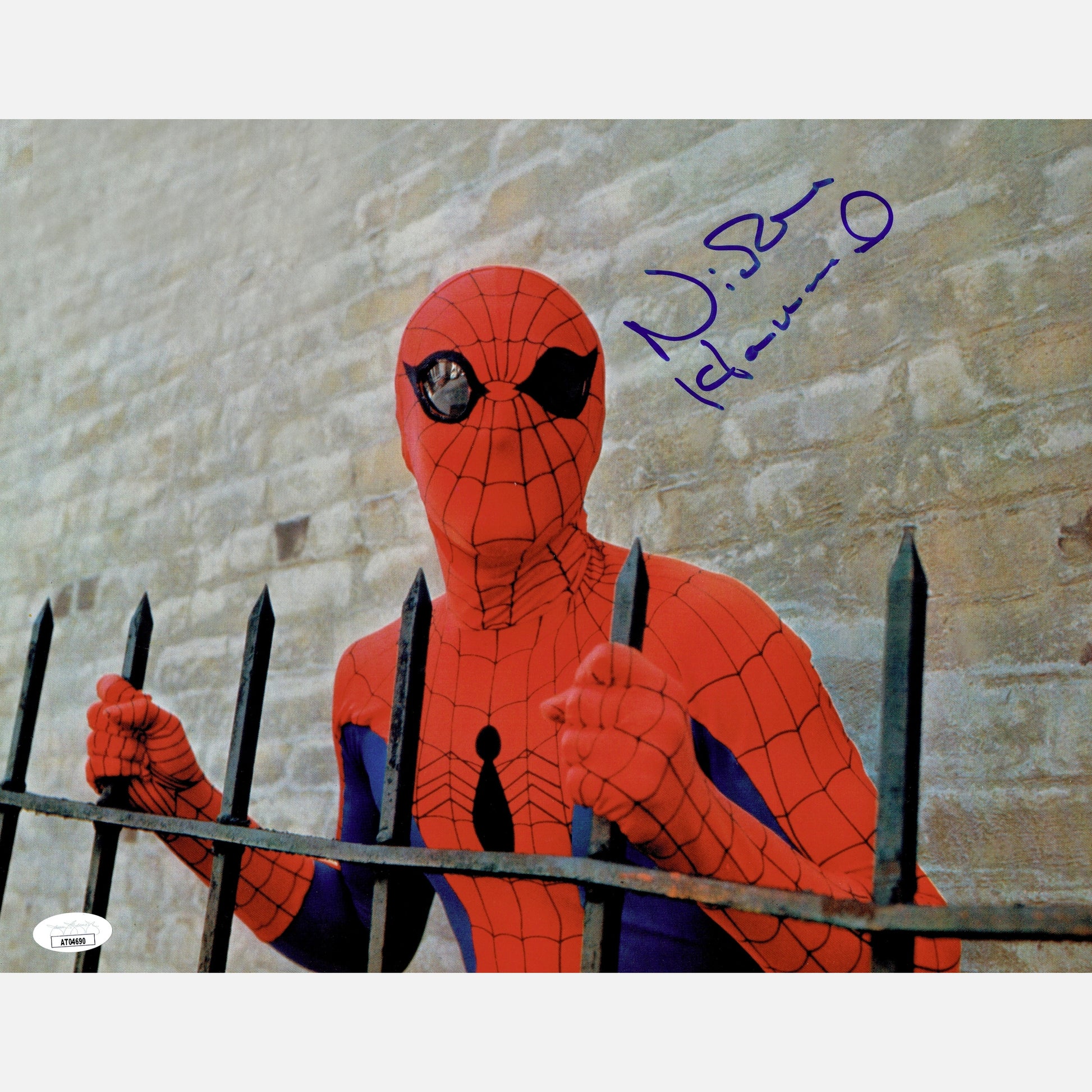 NICHOLAS HAMMOND autograph JSA signed 11x14 photography SPIDERMAN 11x14