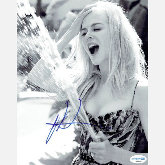 Autograf NICOLE KIDMAN Certyfikat ACOA 20x25 cm