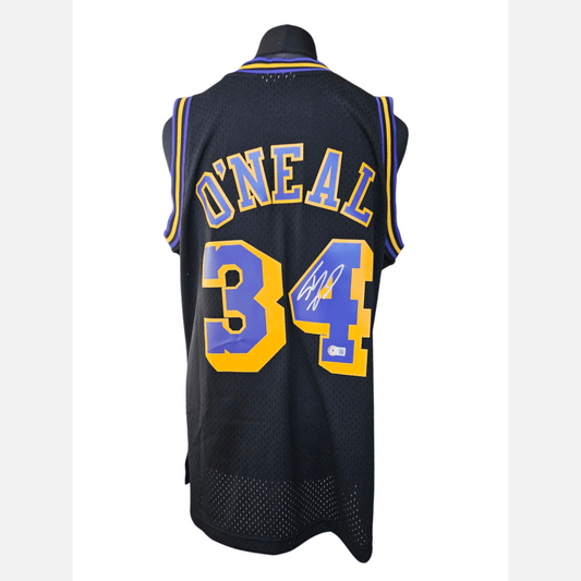 Autograf SHAQUILLE O'NEAL Certyfikat BECKETT Koszulka M&N LA LAKERS
