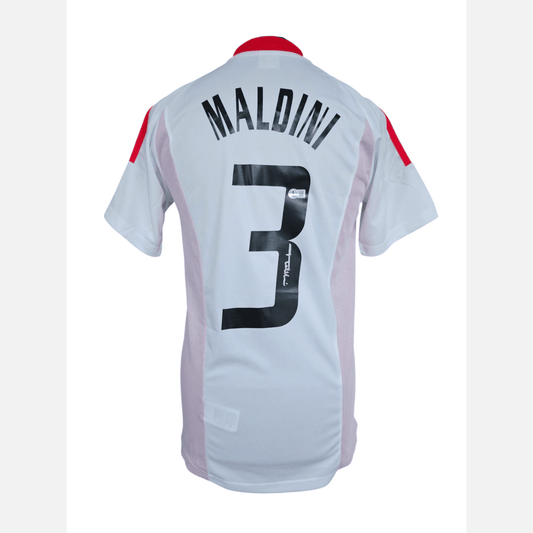 PAOLO MALDINI signed soccer jersey BECKETT certificate AC Milan Jersey